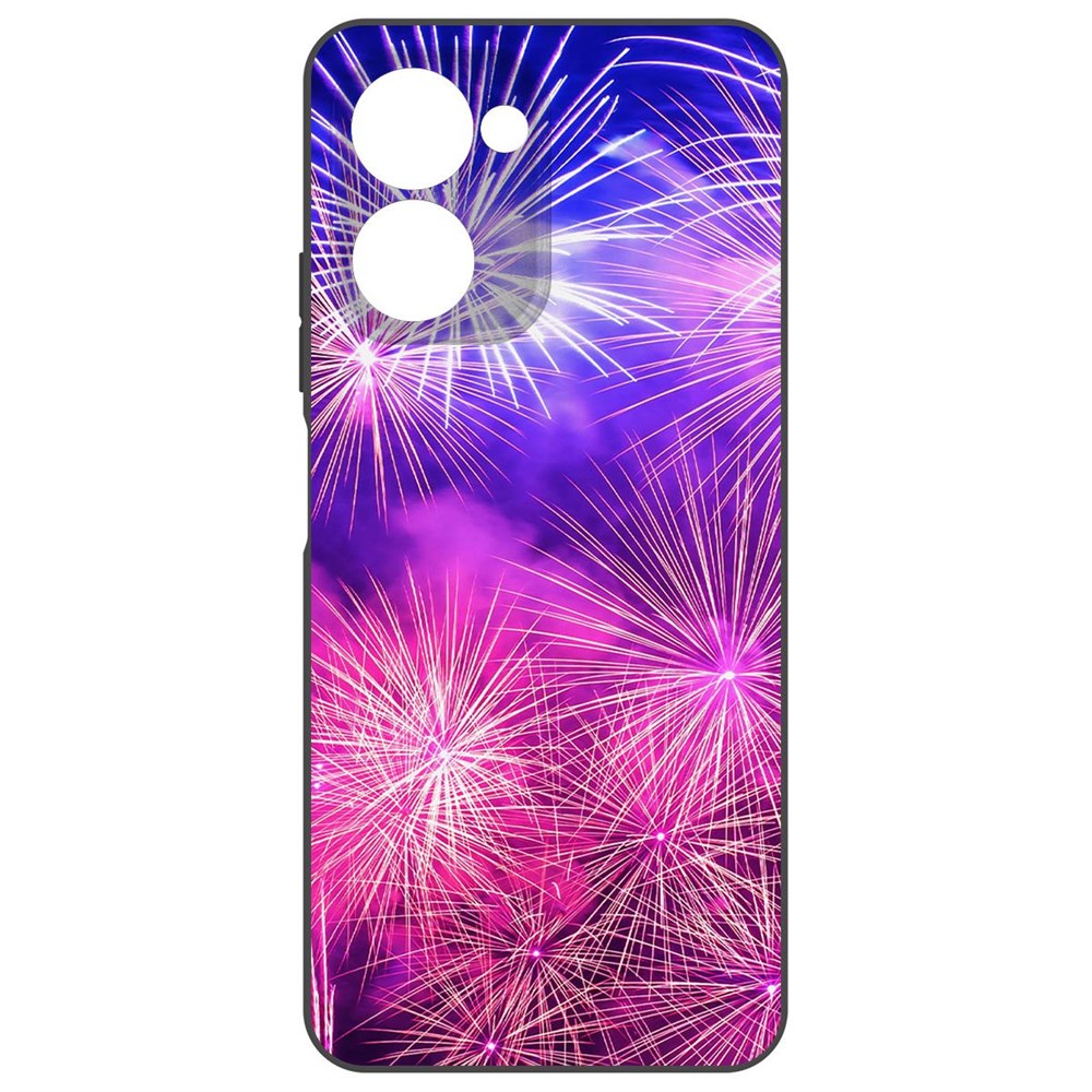 

Чехол-накладка Krutoff Soft Case Салют для Realme C33 2023 черный