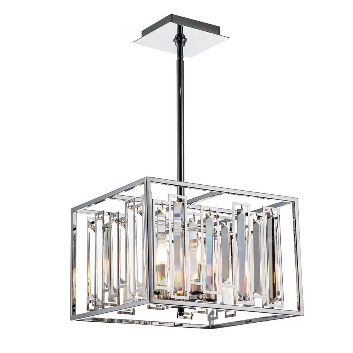 

Люстра на штанге Indigo Valzer 12001/4R Chrome V000063, Хром, E14