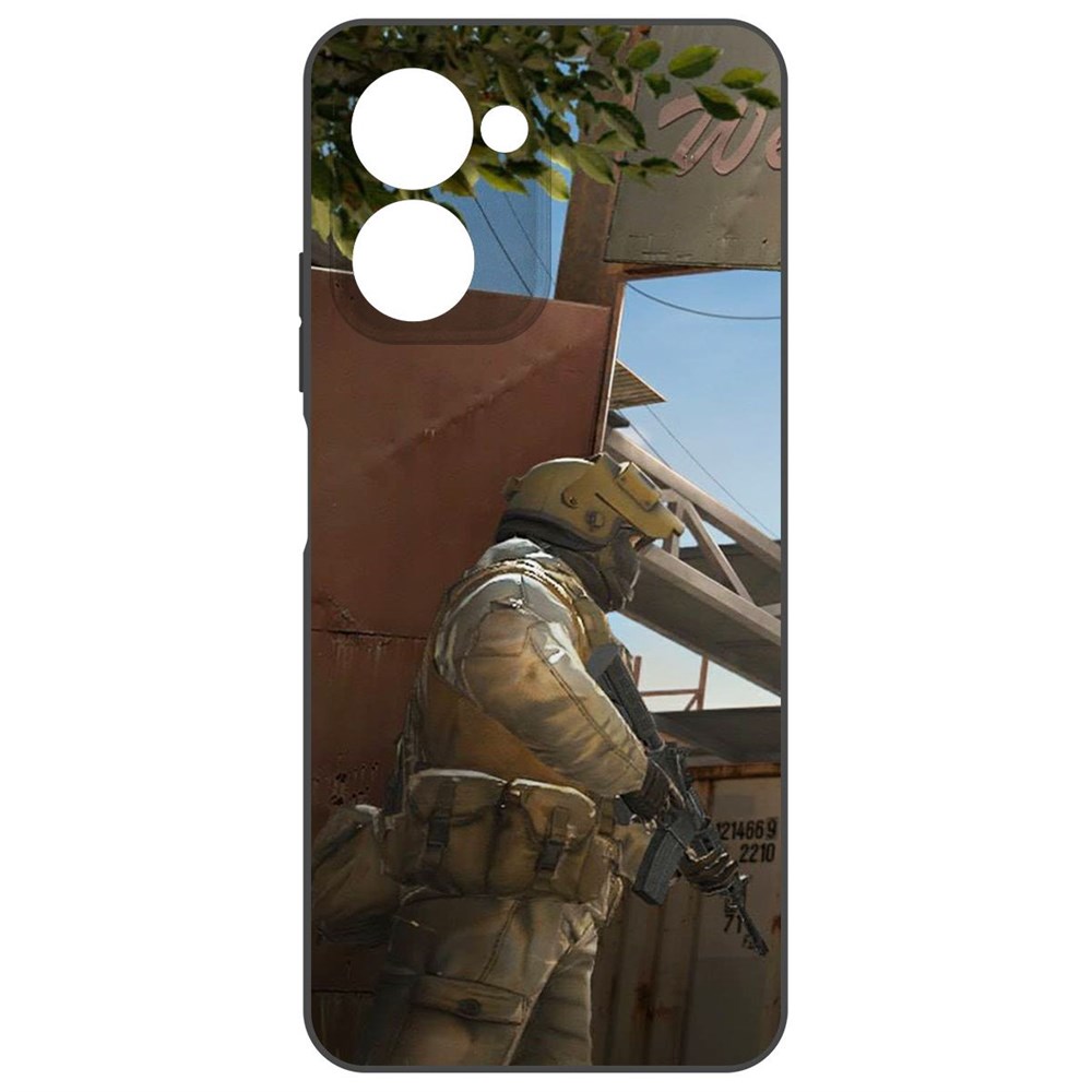 

Чехол-накладка Krutoff Soft Case Cтандофф 2 (Standoff 2) - Rust для Realme C33 2023 черный