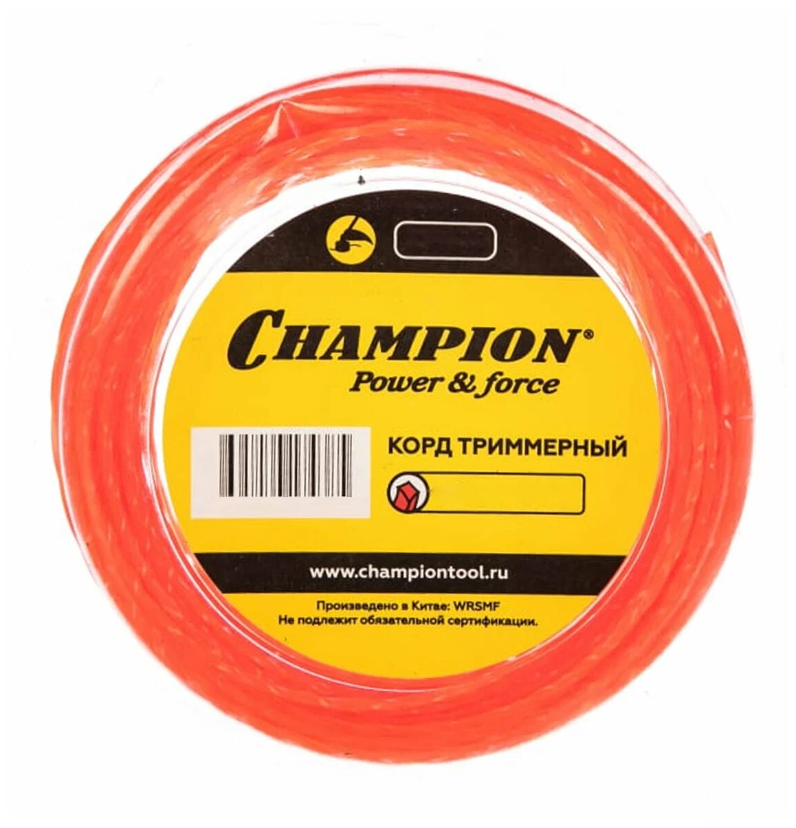 

Корд тримм. Champion Twisted Square 2.4мм х 12м (витой квадрат)