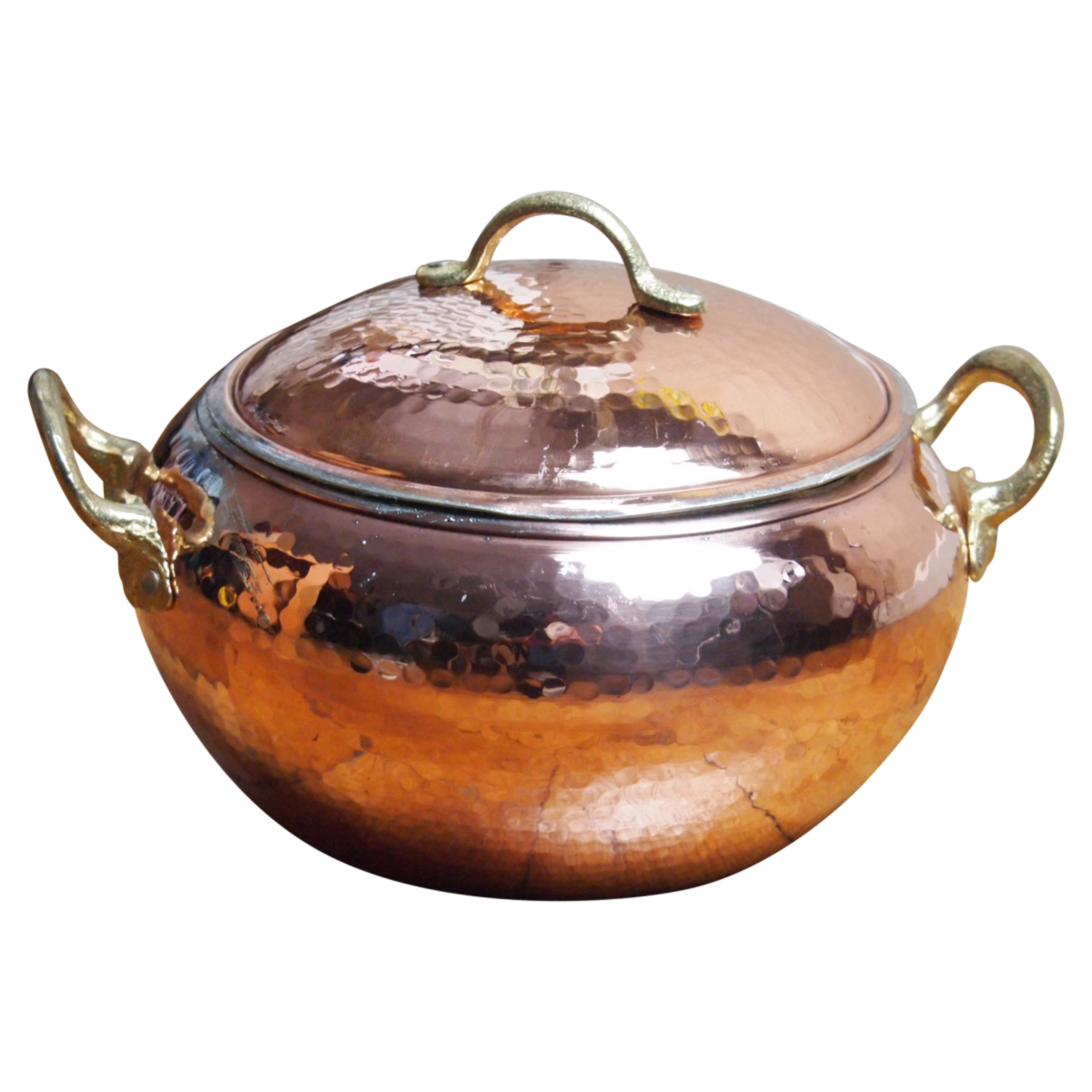 фото Горшочек-кастрюля медный ручной работы, 24 см, marma mm-pot-23