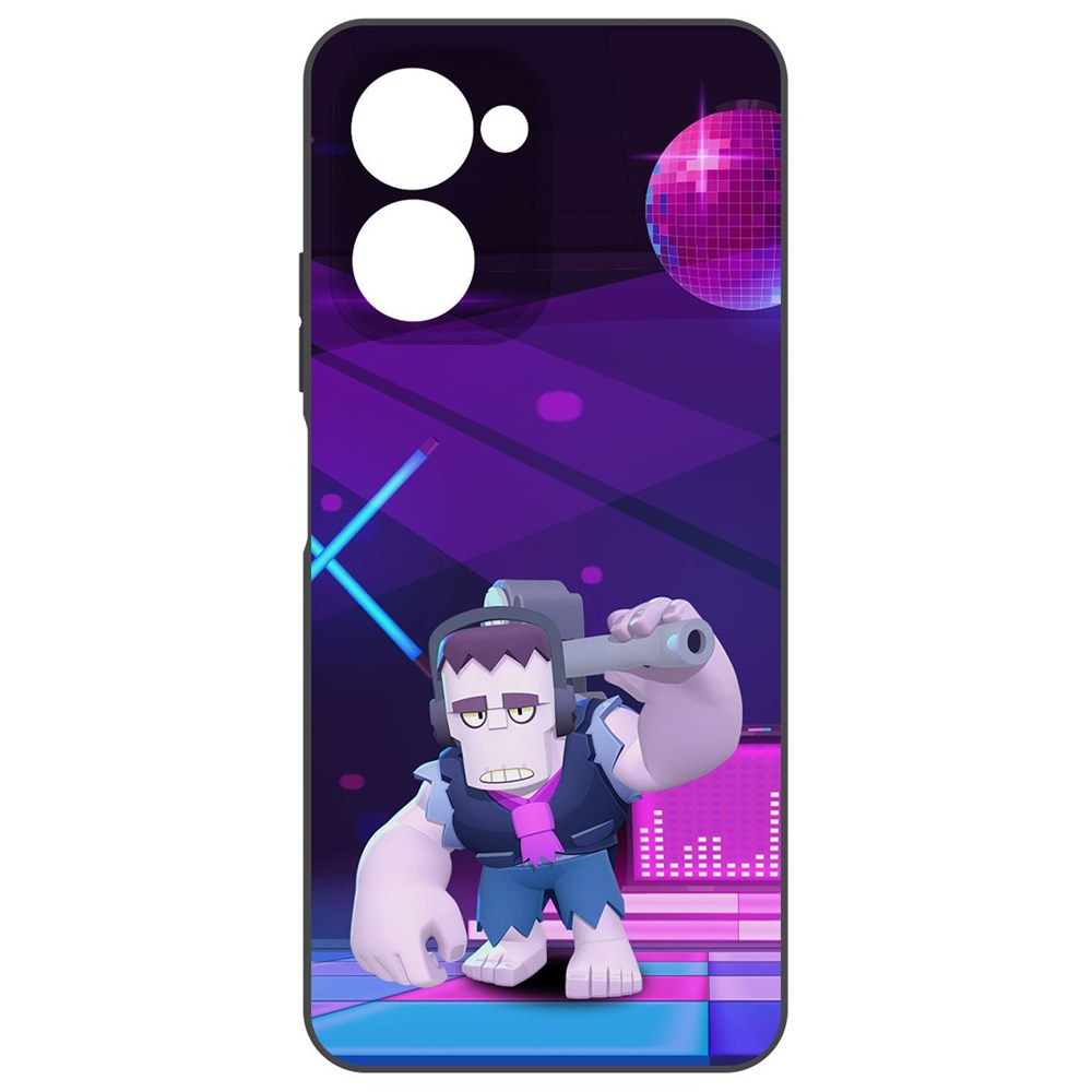 

Чехол-накладка Krutoff Soft Case Brawl Stars - Фрэнк для Realme C33 2023 черный