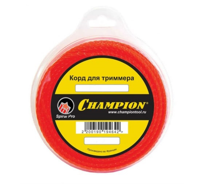 

Корд тримм. Champion Star Pro 3.0мм х 10м (звезда)