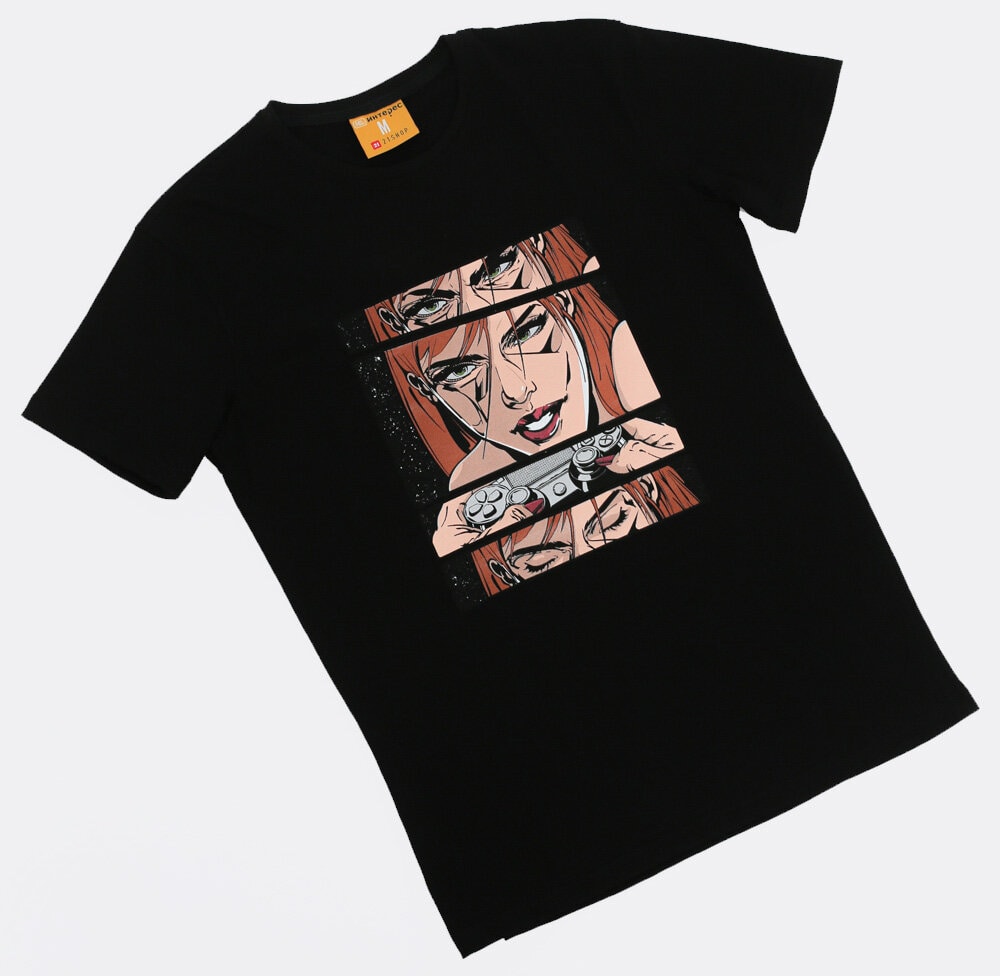 

Футболка женская 21Shop Леди Геймер черная L, Черный, Леди Геймер