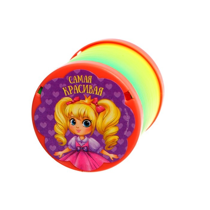 

Пружинка Funny Toys радуга Самая красивая d=5 см 1745539, Разноцветный