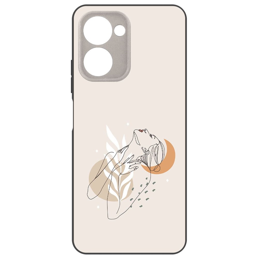 

Чехол-накладка Krutoff Soft Case Женственность для Realme C33 2023 черный