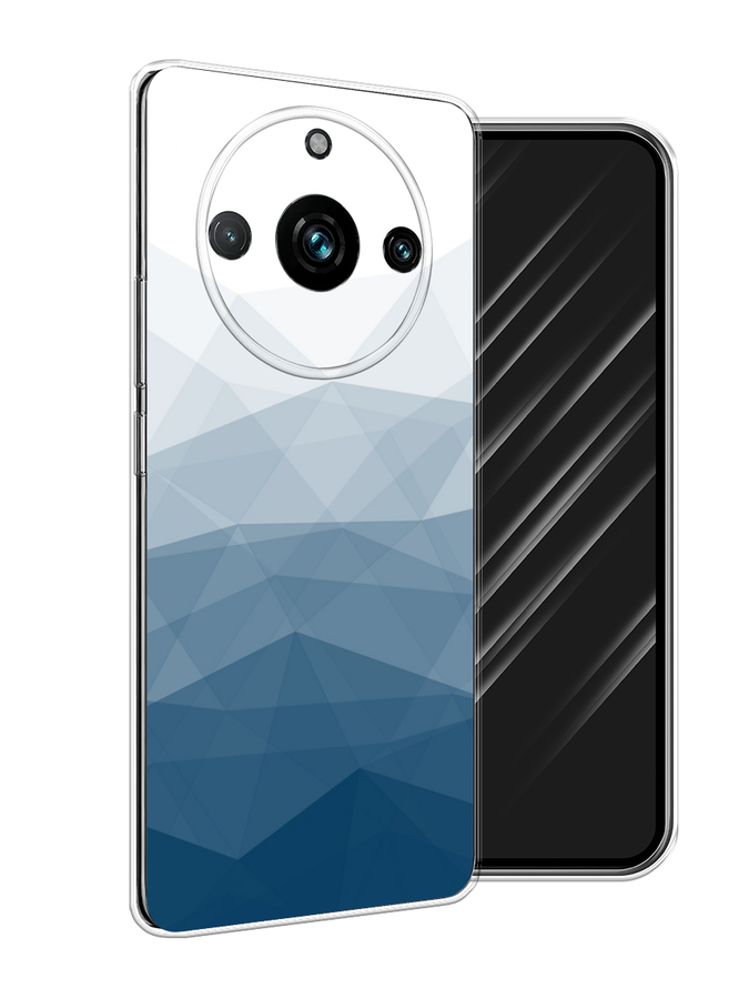 

Чехол Awog на Realme 11 Pro+ "Абстракция небо", Синий;голубой;белый