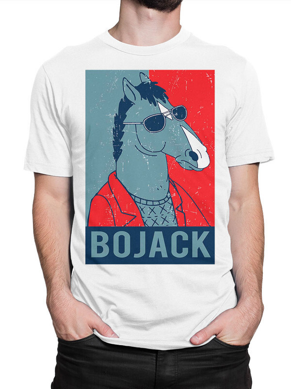 фото Футболка мужская design heroes bojack horseman - конь боджек белая xs