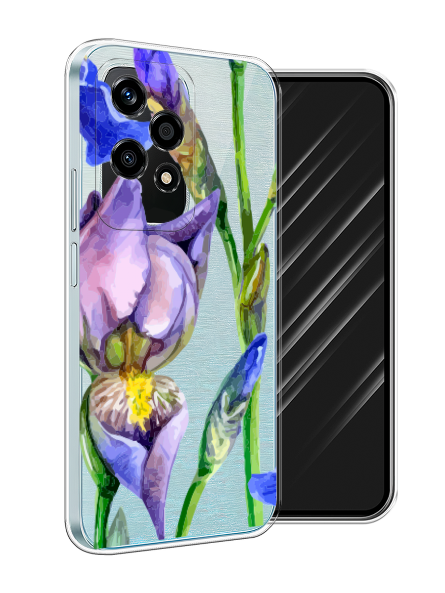 

Чехол Awog на Honor 200 Lite "Синие ирисы", Фиолетовый;голубой;зеленый, 6124650-1