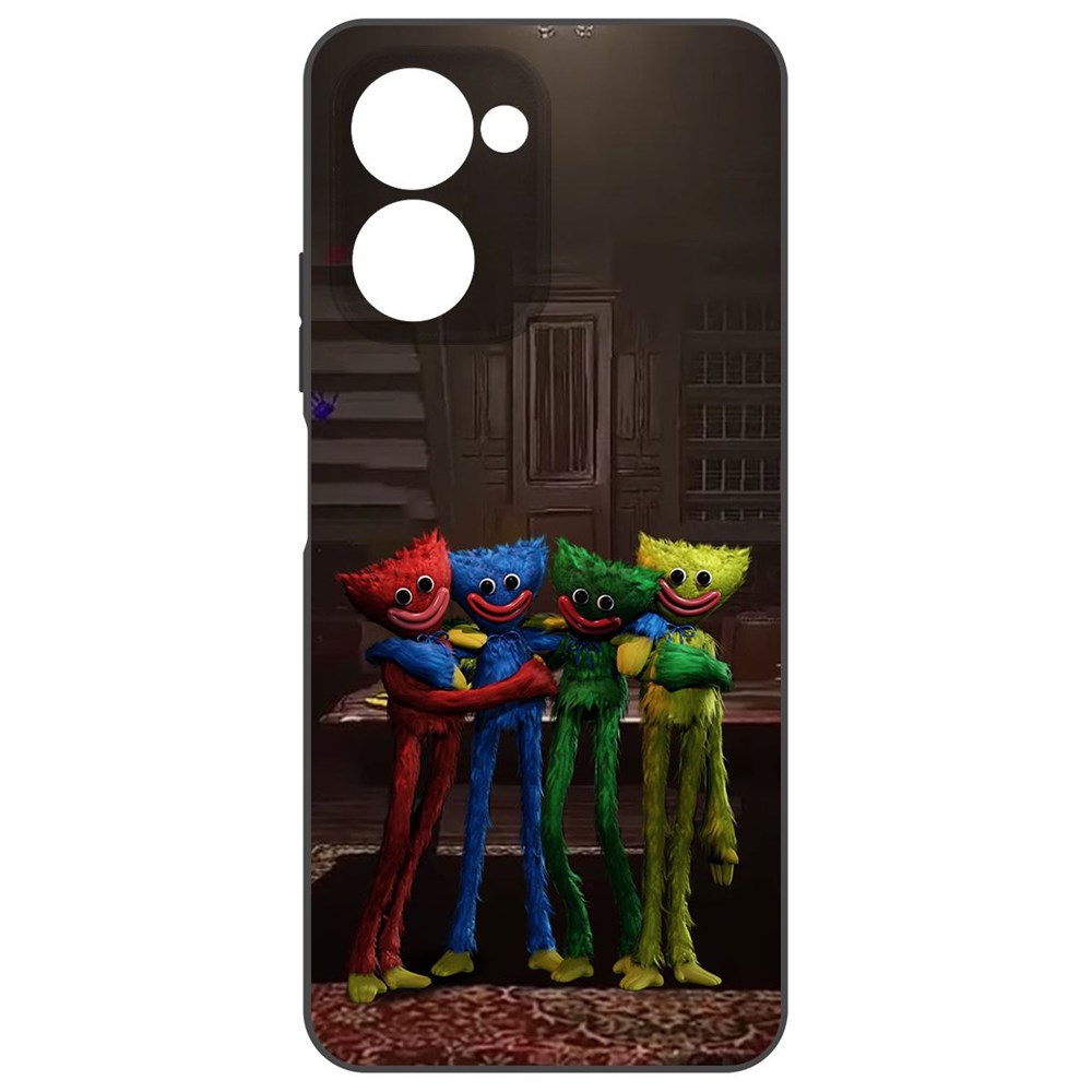 

Чехол-накладка Krutoff Soft Case Хаги Ваги - Мини-Хаги для Realme C33 2023 черный