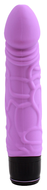 фото Фиолетовый вибратор-реалистик thick realistic dildo 19,5 см 196354 chisa novelties