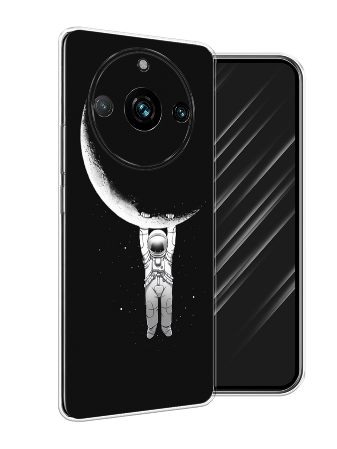

Чехол Awog на Realme 11 Pro+ "Космонавт", Белый;черный