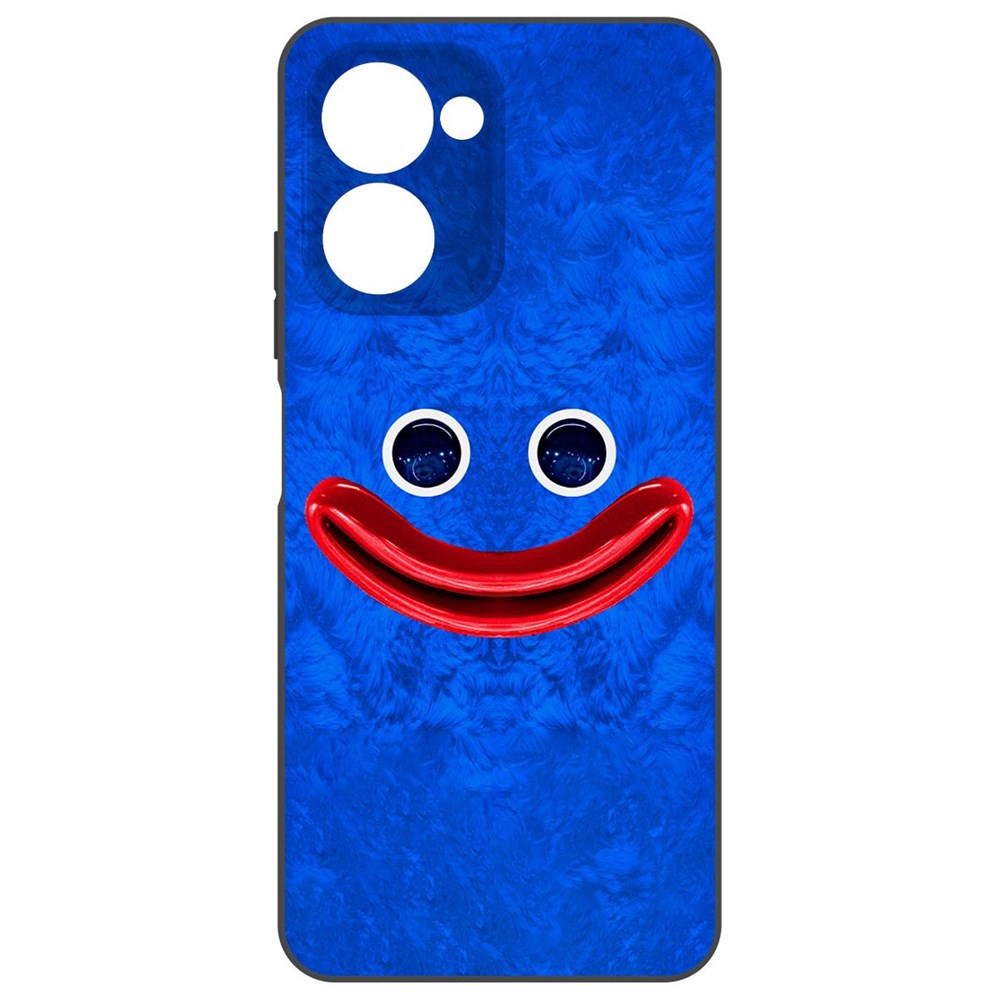 

Чехол-накладка Krutoff Soft Case Хаги Ваги - Веселый Хаги Ваги для Realme C33 2023 черный