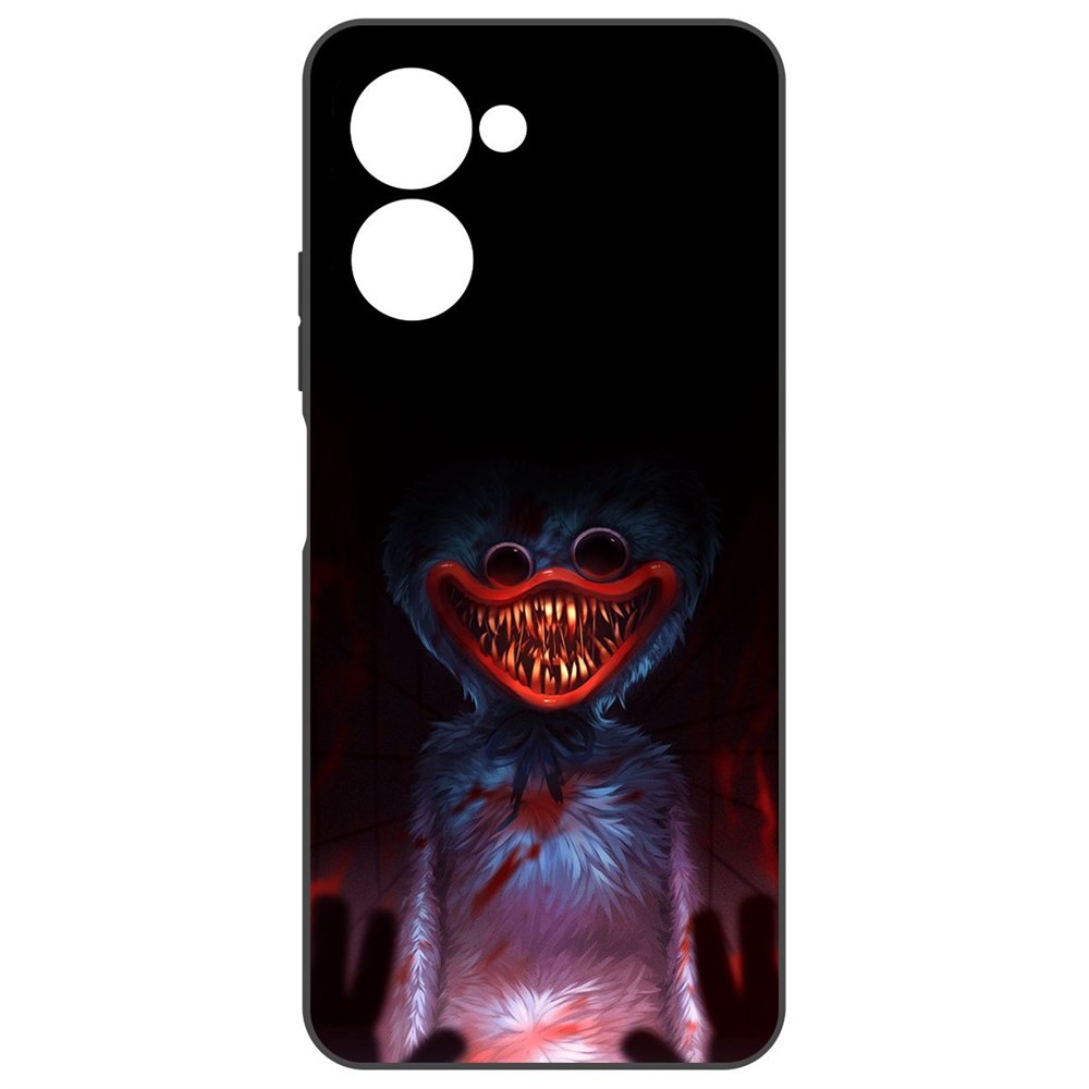 

Чехол-накладка Krutoff Soft Case Атака Хаги Ваги для Realme C33 2023 черный
