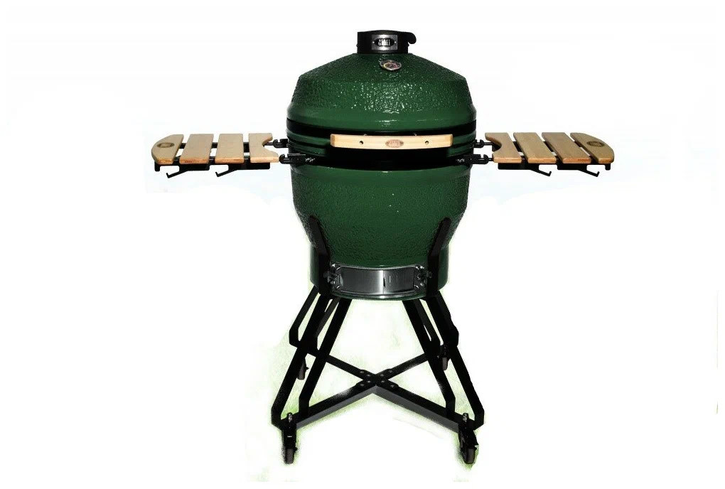 фото Керамический гриль-барбекю 22 дюйма, 56 см, зеленый start grill