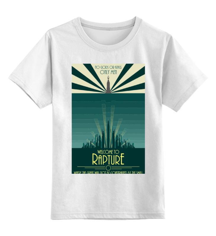 

Детская футболка Printio Bioshock - only the great цв.белый р.164, 0000000773445