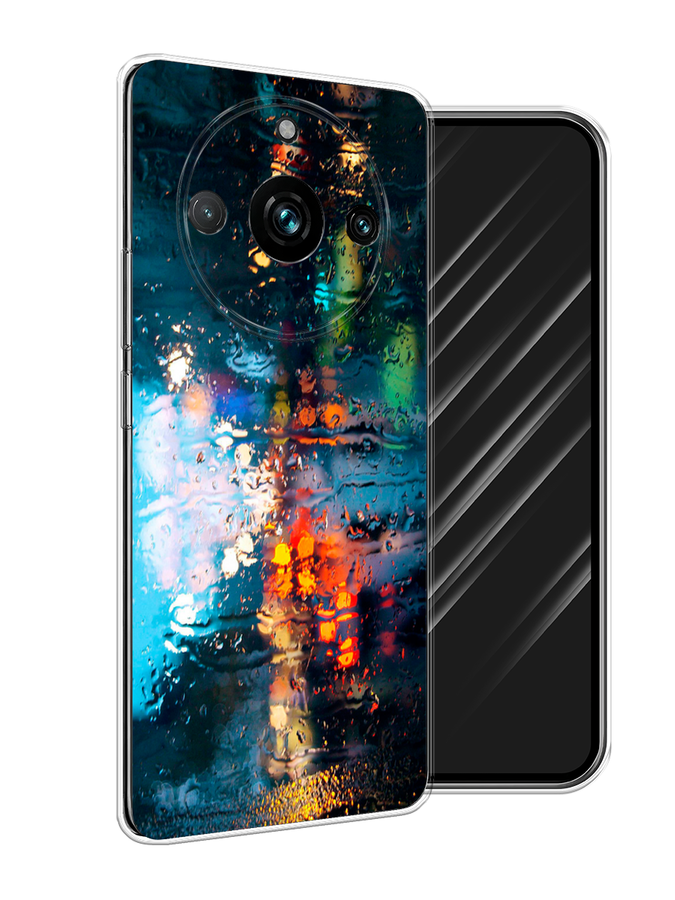 

Чехол Awog на Realme 11 Pro+ "Абстракция 28", Бирюзовый