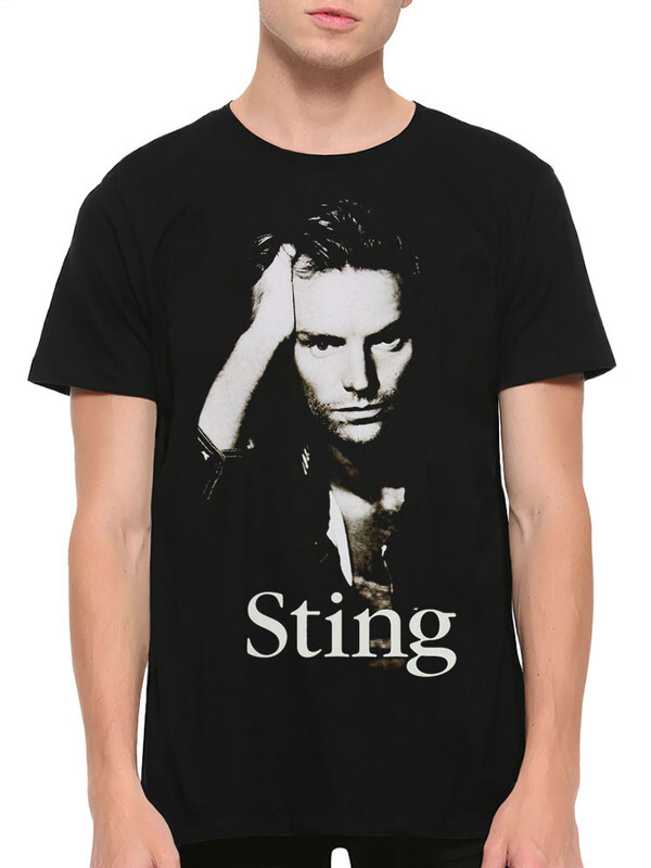 фото Футболка мужская design heroes стинг - sting черная xl