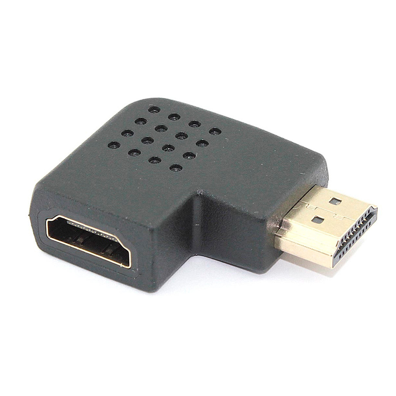 Переходник OEM HDMI - HDMI вилка-розетка м (087038) черный