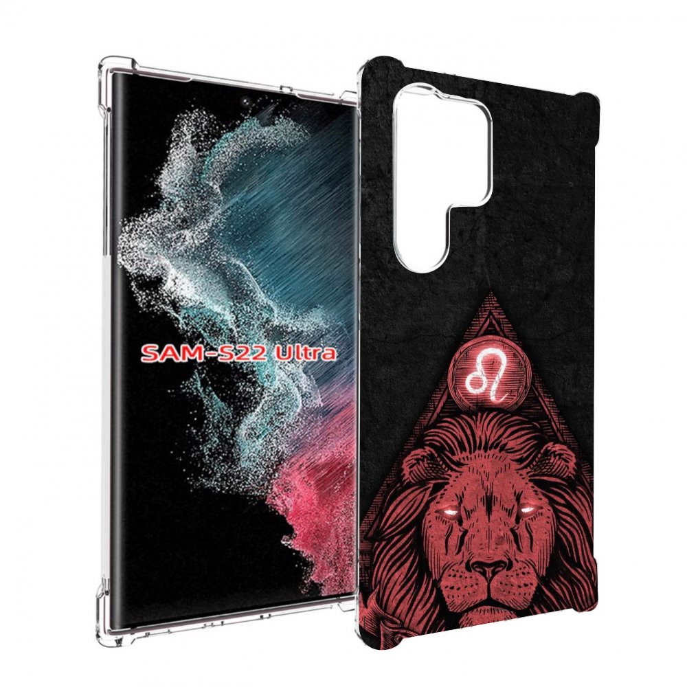 

Чехол MyPads знак зодиака лев 4 для Samsung Galaxy S23 Ultra, Прозрачный, Tocco