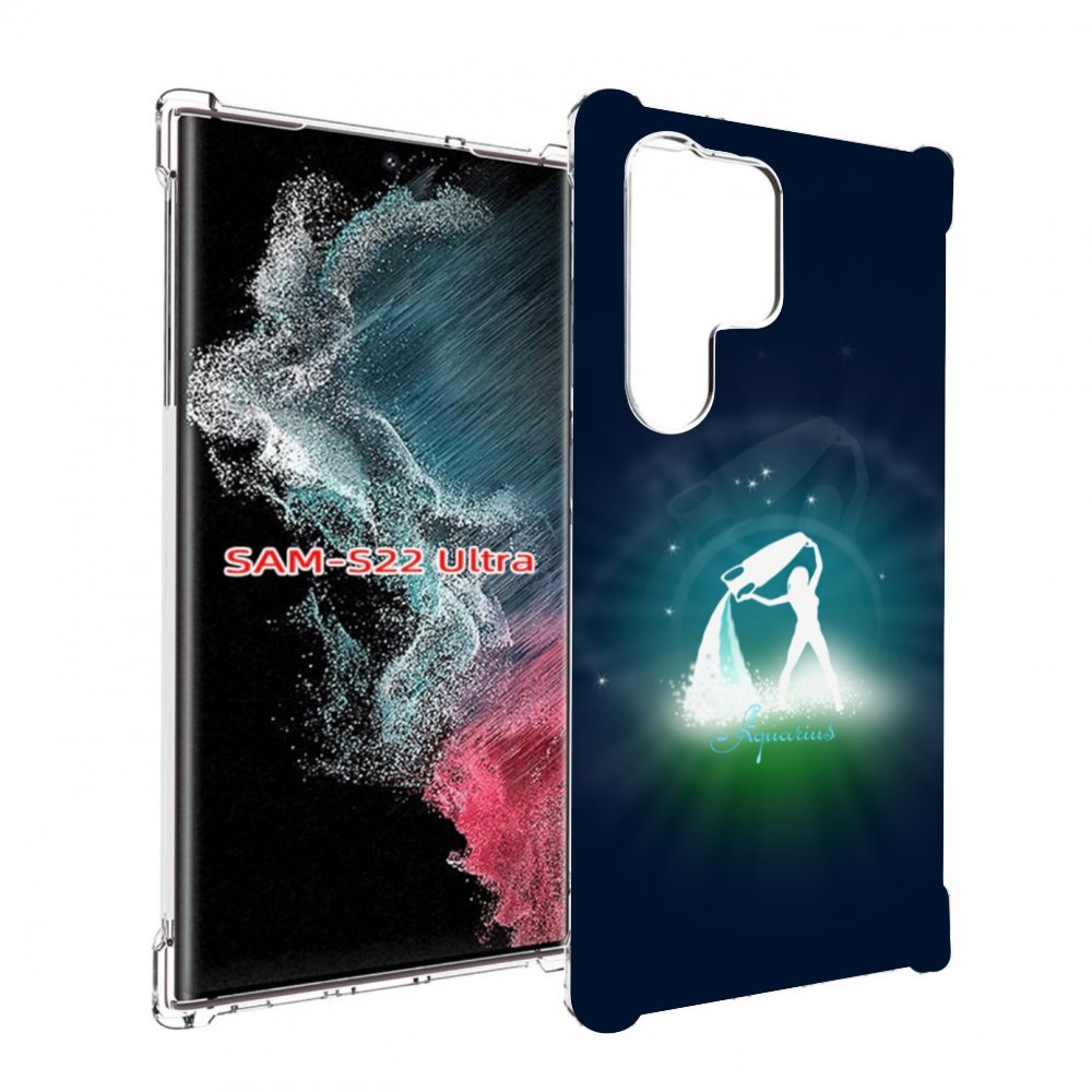 

Чехол MyPads знак зодиака водолеи 1 для Samsung Galaxy S23 Ultra, Прозрачный, Tocco