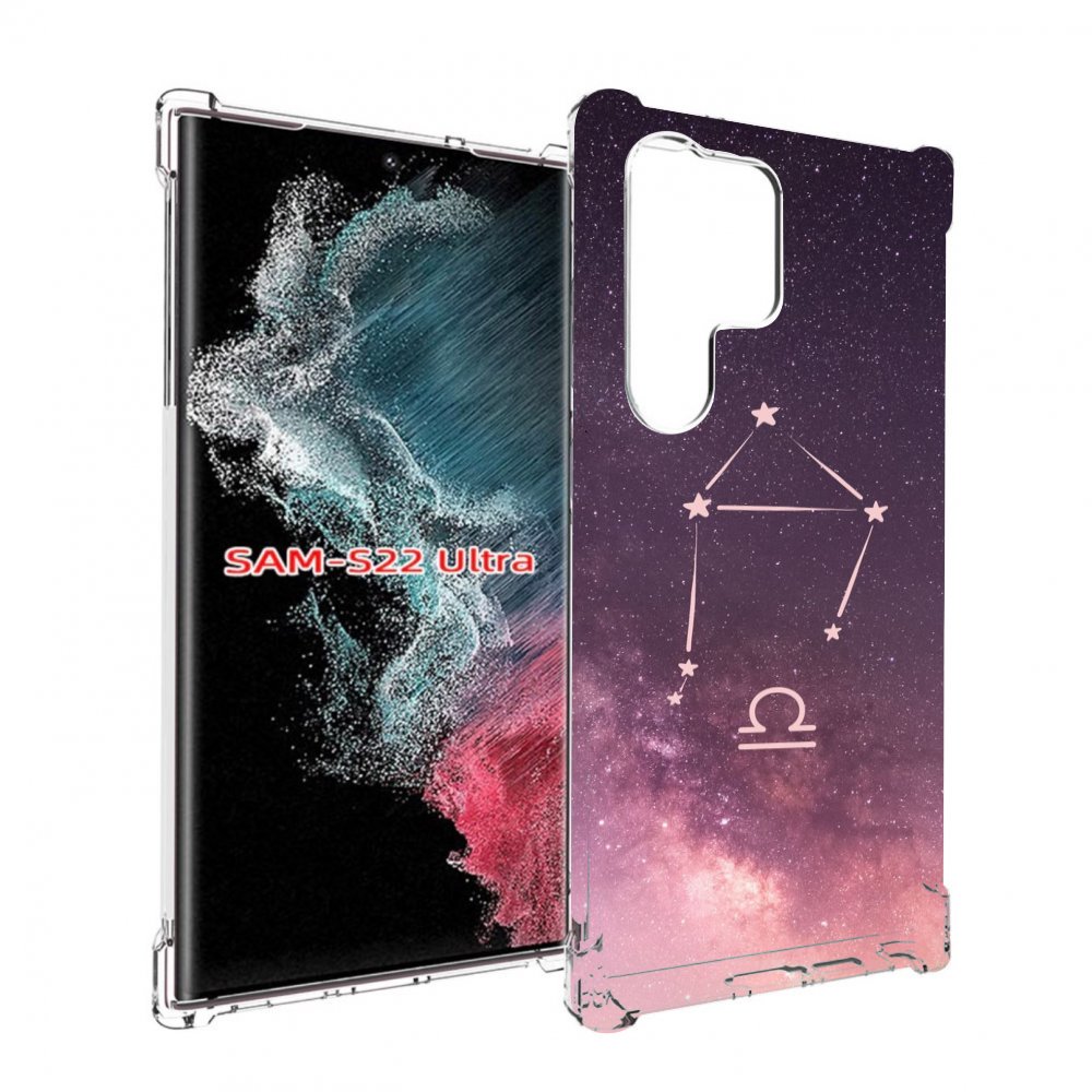 

Чехол MyPads знак зодиака весы 4 для Samsung Galaxy S23 Ultra, Прозрачный, Tocco