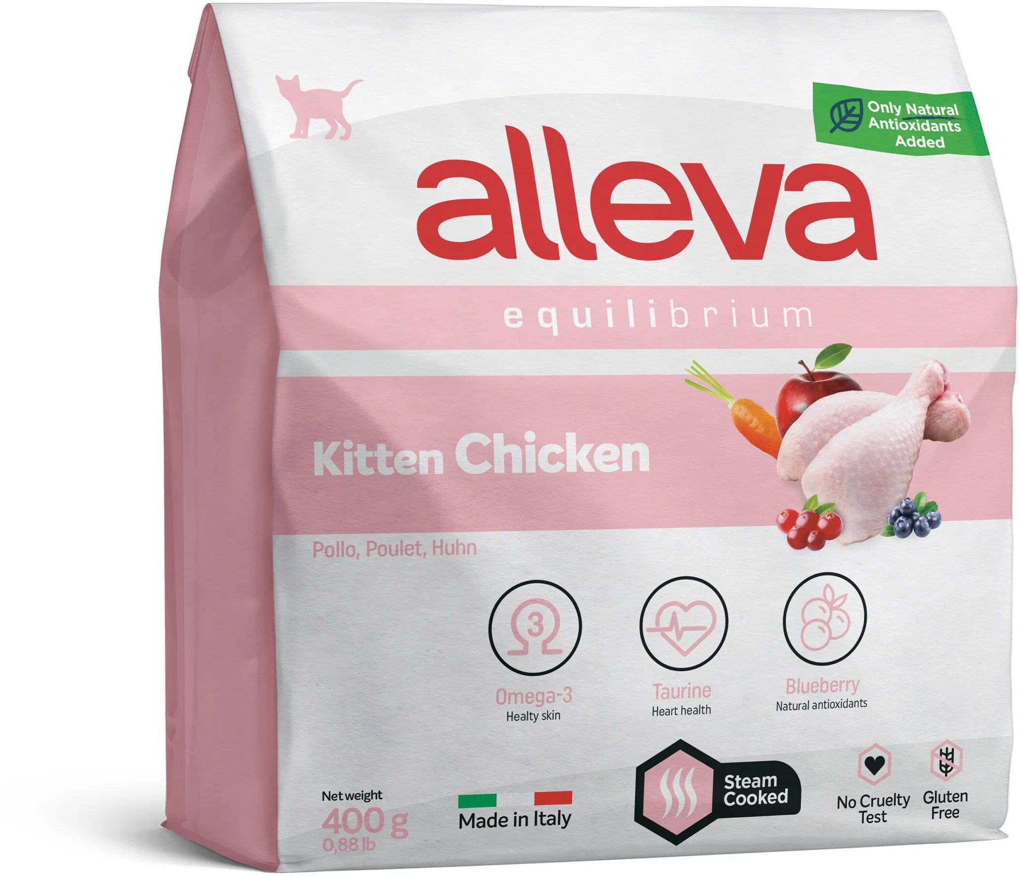 Сухой корм для котят Alleva Equilibrium, курица, 0.4кг