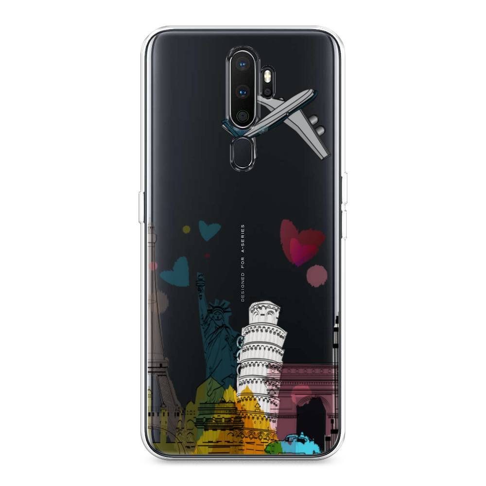 

Чехол Awog на Oppo A5/A9 2020 "Самолет путешествий", Разноцветный, 251950-10