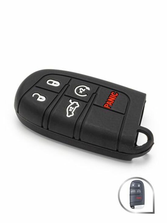 

Чехол SLK силиконовый для ключа JEEP Kreisler Dodge Intelligent (978), Черный