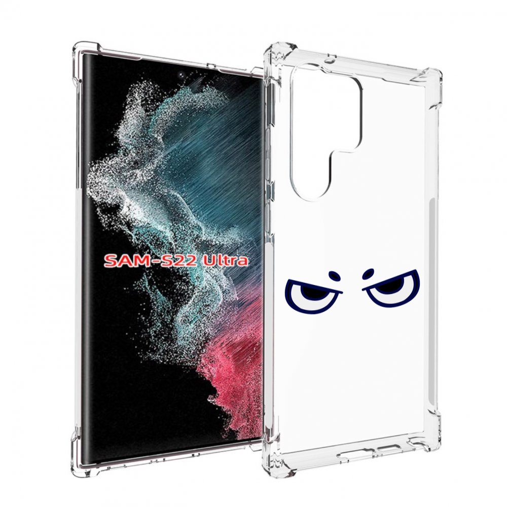 

Чехол MyPads злые-глазки для Samsung Galaxy S23 Ultra, Прозрачный, Tocco