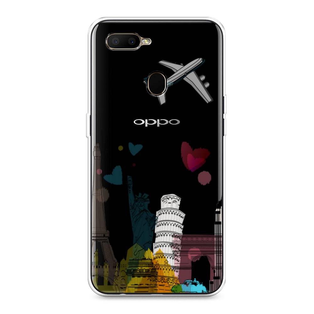 

Чехол Awog на Oppo A5s "Самолет путешествий", Разноцветный, 252350-10