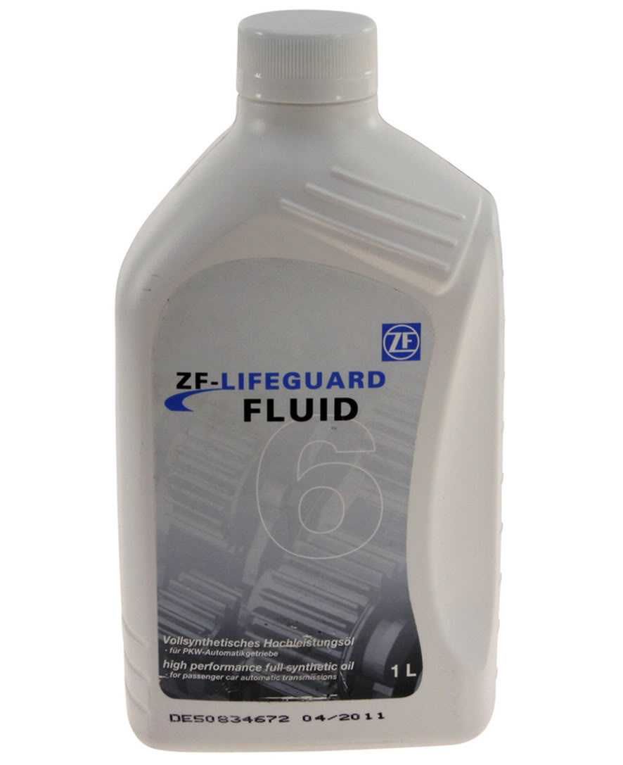 Масло АКПП ZF Parts S671090255 1л.  ZF Lifeguardfluid 6 АКПП - 6 speed for ZF-type  /желто
