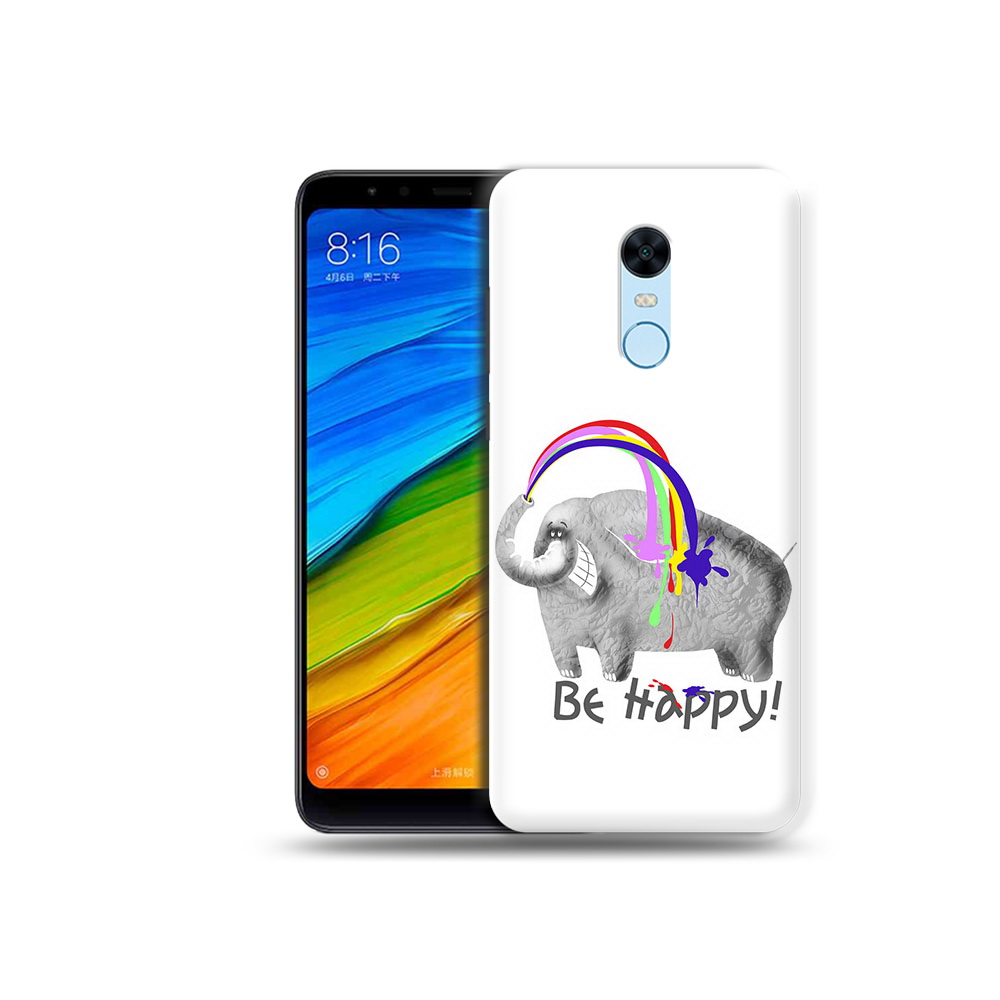 

Чехол MyPads Tocco для Xiaomi Redmi 5 Plus счастливый слон (PT94743.327.632), Прозрачный, Tocco
