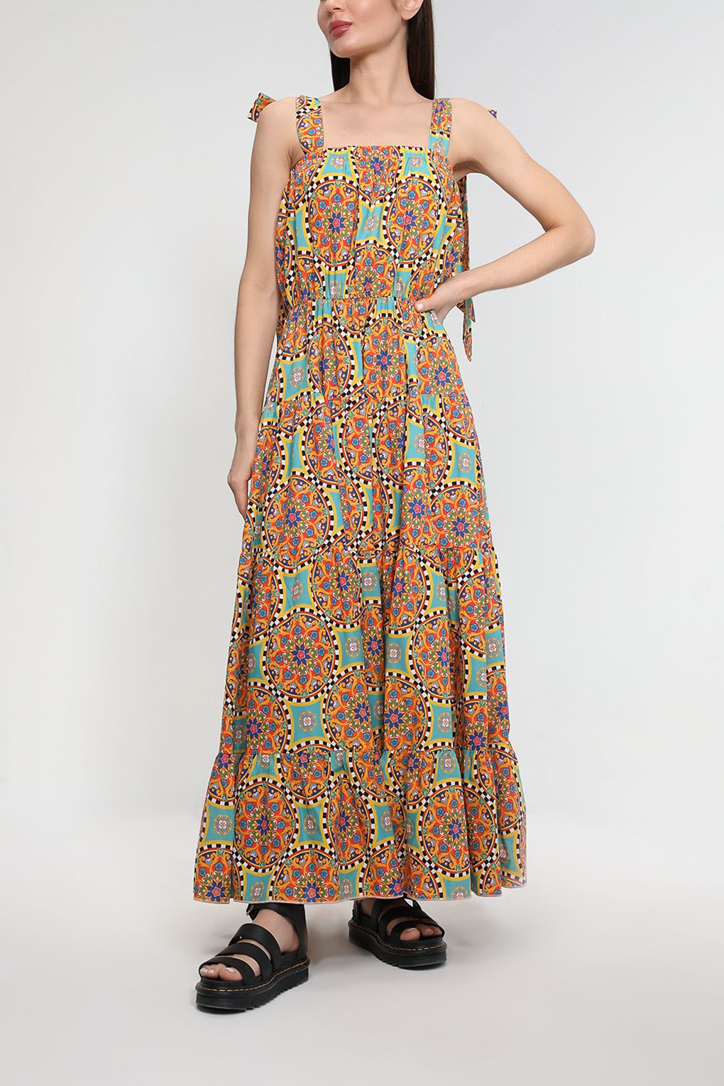 Платье женское Belucci BL23045340CD разноцветное 2XL