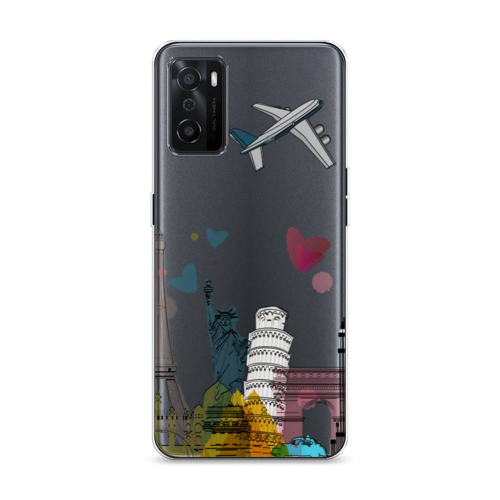 

Чехол Awog на Oppo A55s 5G "Самолет путешествий", Разноцветный, 2510150-10