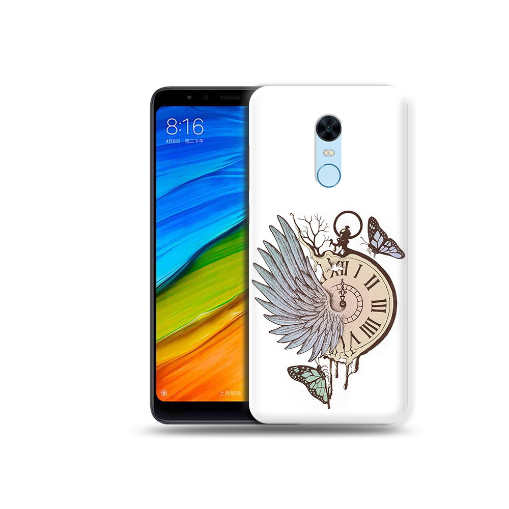 Чехол MyPads Tocco для Xiaomi Redmi 5 Plus страинные часы с крылом (PT94743.327.626)