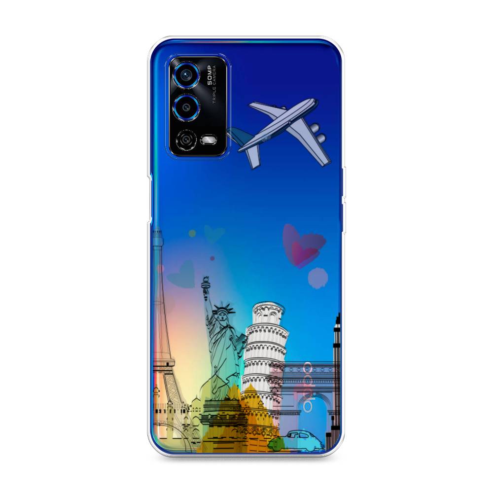 

Чехол Awog на Oppo A55 4G "Самолет путешествий", Разноцветный, 259150-10