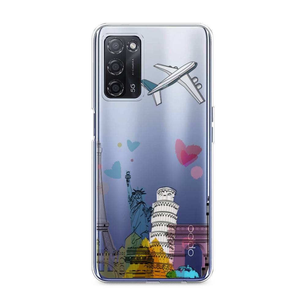 

Чехол Awog на Oppo A55 5G "Самолет путешествий", Разноцветный, 256250-10