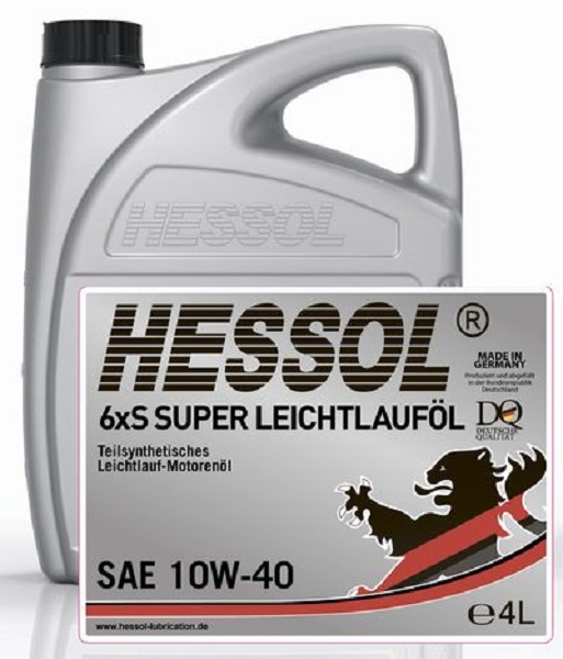 Моторное масло Hessol полусинтетическое 6xS Super 10W40 4л