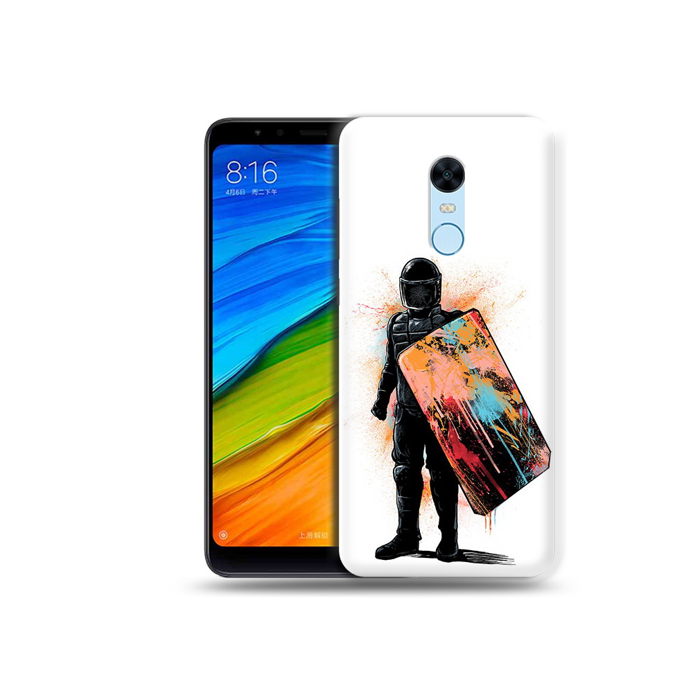 

Чехол MyPads Tocco для Xiaomi Redmi 5 Plus солдат с красочным щитом (PT94743.327.614), Прозрачный, Tocco
