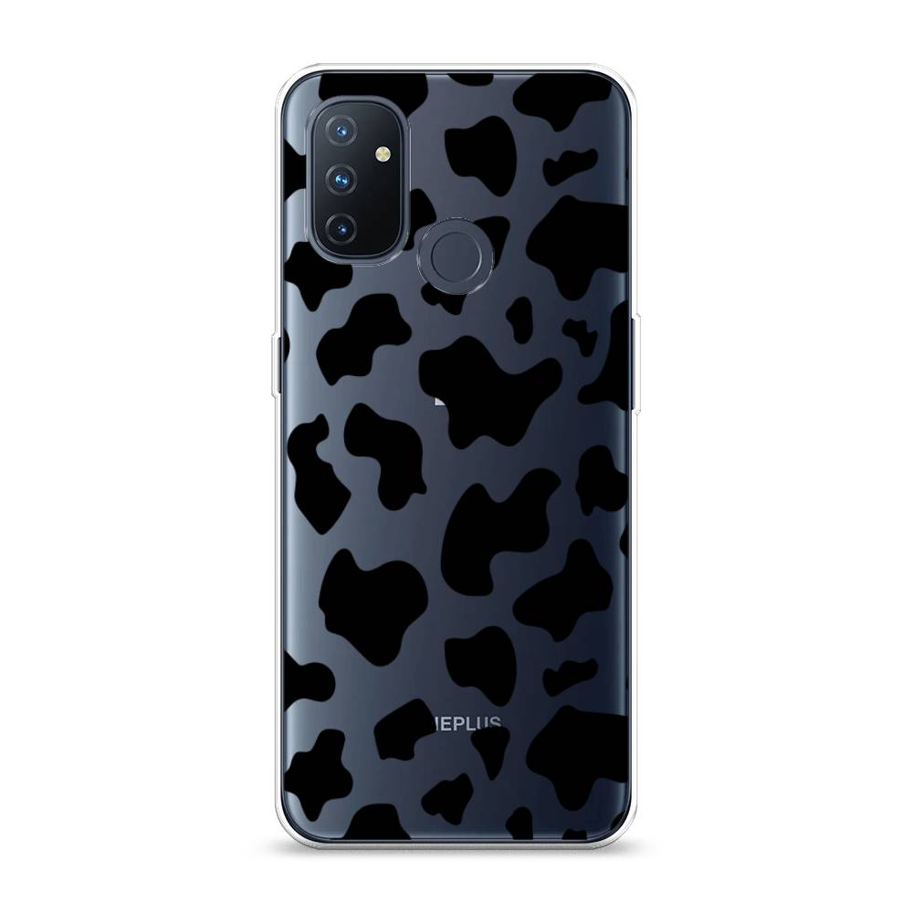 

Чехол Awog на OnePlus Nord N100 / ВанПлас Nord N100 "Пятна коровы черные", Черный, 152450-2