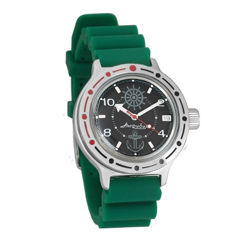 Наручные часы мужские Восток 420526 зеленые