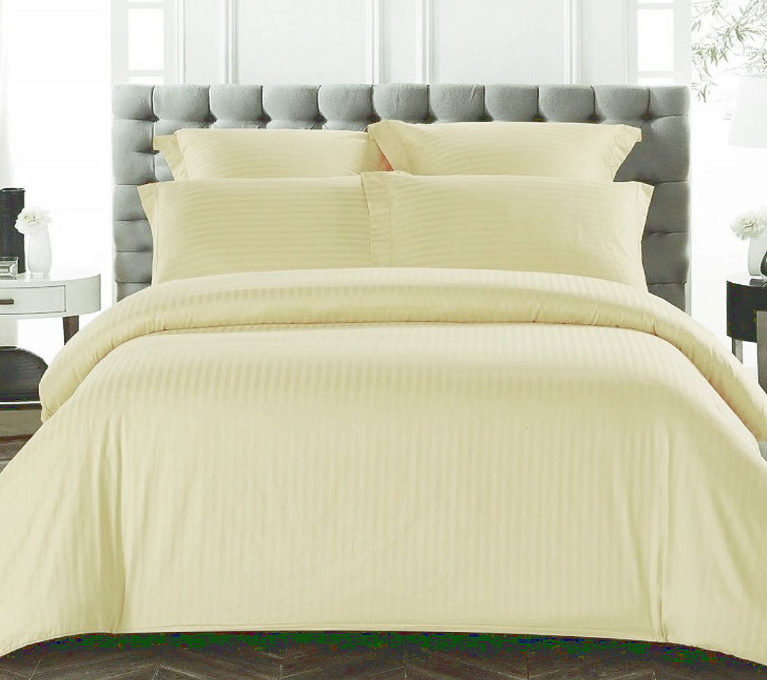 

Простыня Maktex из страйп-сатина на резинке 180x190x30 Шампань 1х1, Простыни из страйп-сатина на резинке 125