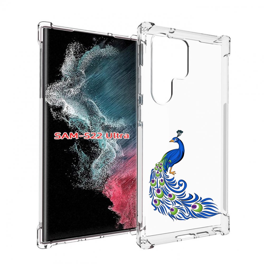 

Чехол MyPads жарптица-голубая для Samsung Galaxy S23 Ultra, Прозрачный, Tocco