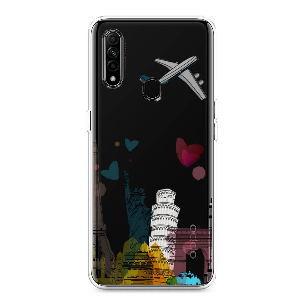 

Чехол Awog на Oppo A31 "Самолет путешествий", Разноцветный, 252250-10
