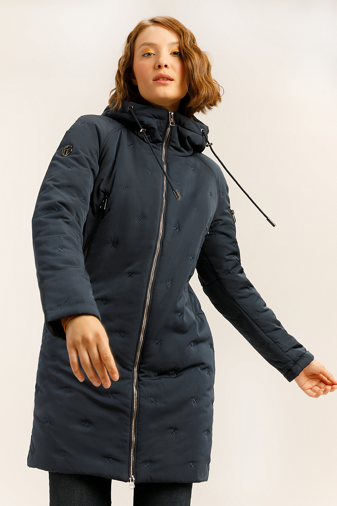 фото Куртка женская finn flare a19-32017 синяя xs