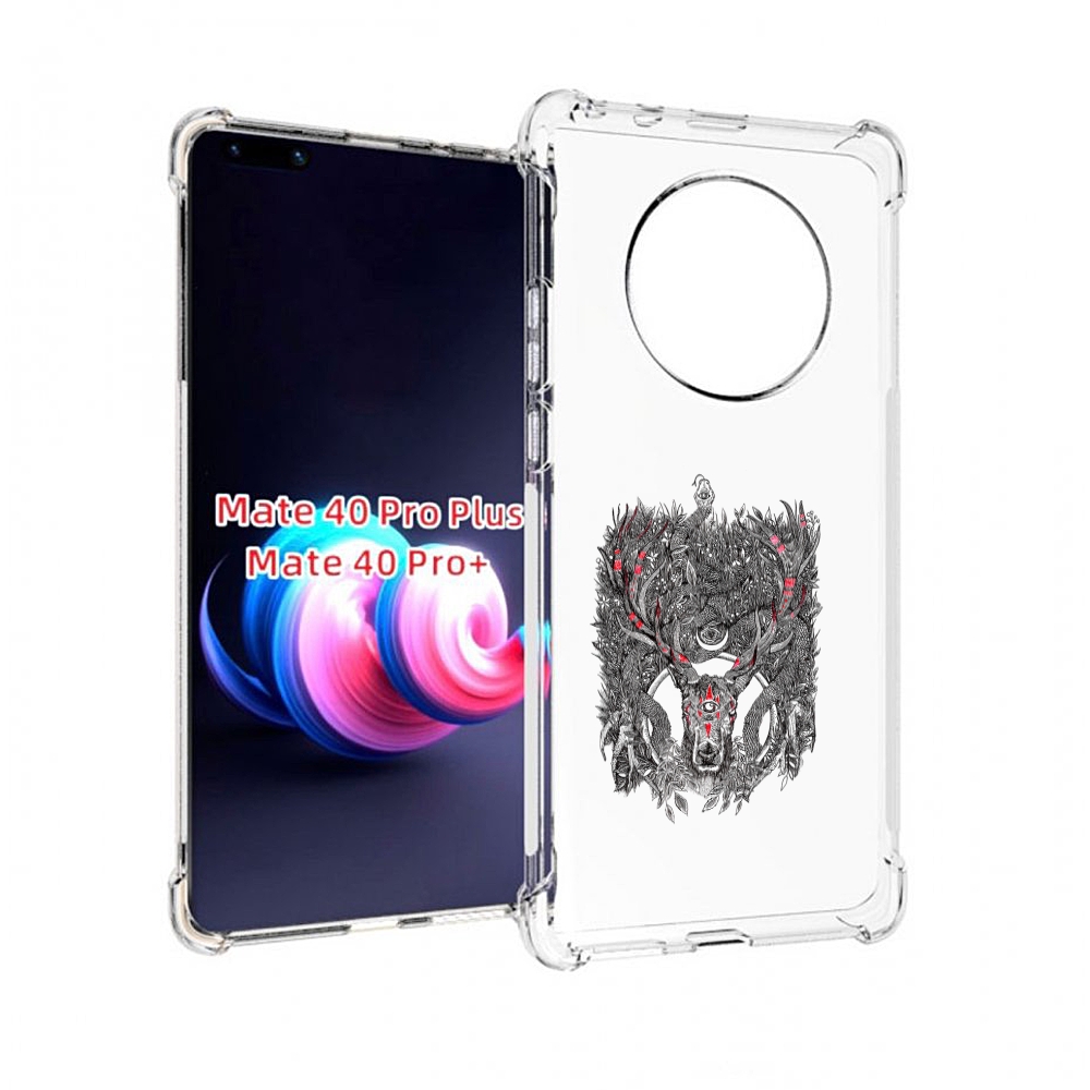 

Чехол MyPads Дизайнерские_676 для Huawei Mate 40 Pro+ Plus, Прозрачный, Tocco