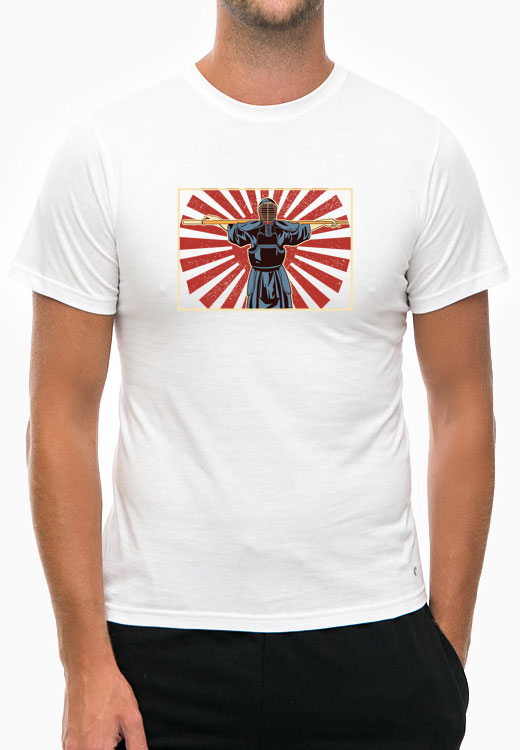 

Футболка унисекс NoBrand Kendo Fighter Ready To Perform белая L, Белый, Kendo Fighter Ready To Perform White