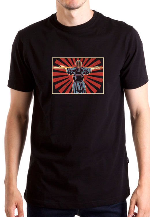 

Футболка унисекс NoBrand Kendo Fighter Ready To Perform черная M, Черный, Kendo Fighter Ready To Perform