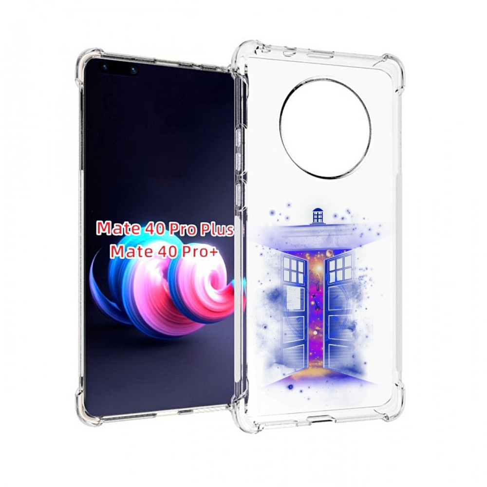 

Чехол MyPads фиолетовый уголок абстракция для Huawei Mate 40 Pro+ Plus, Прозрачный, Tocco